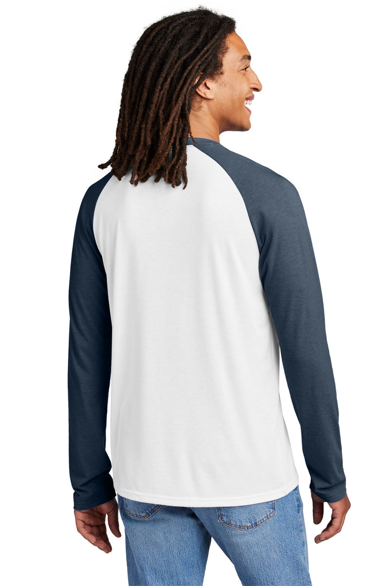 Load image into Gallery viewer, Allmade Unisex Tri-Blend Long Sleeve Colorblock Raglan AL6009
