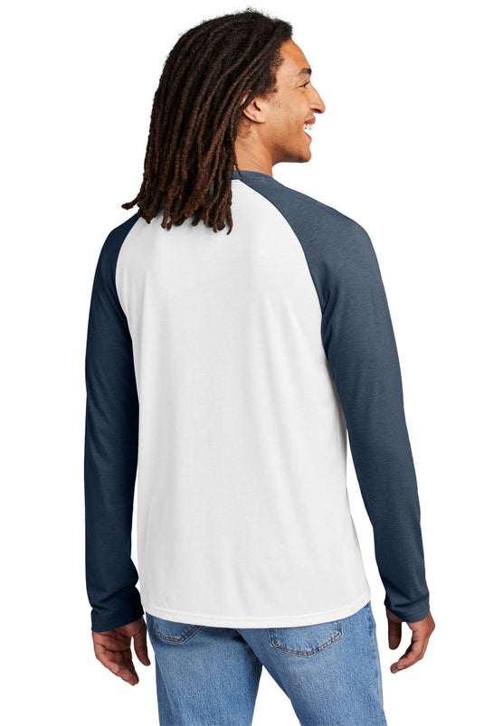 Allmade Unisex Tri-Blend Long Sleeve Colorblock Raglan AL6009