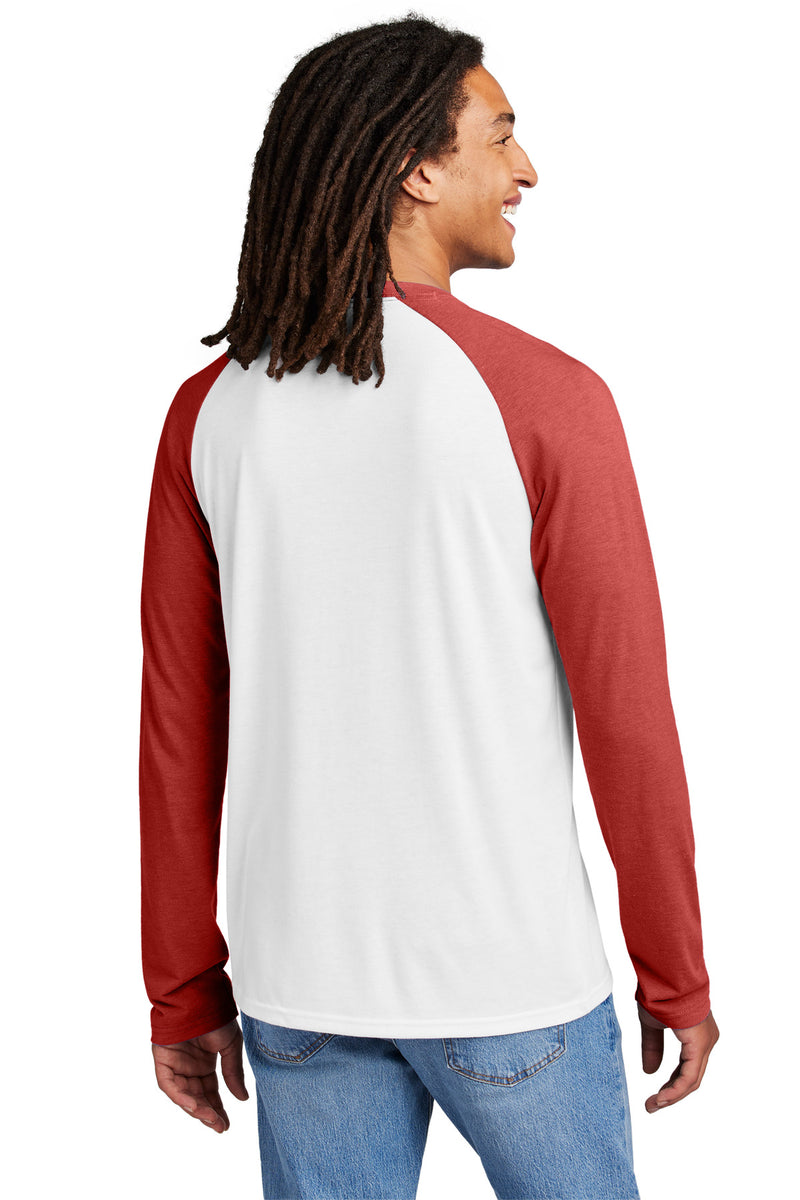 Load image into Gallery viewer, Allmade Unisex Tri-Blend Long Sleeve Colorblock Raglan AL6009
