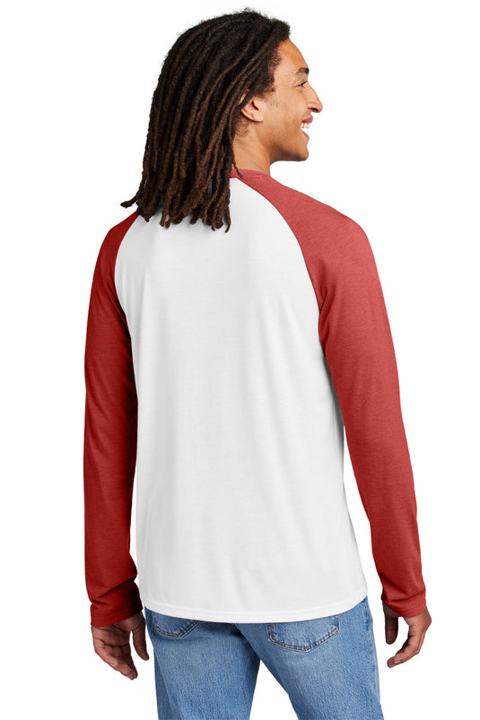 Allmade Unisex Tri-Blend Long Sleeve Colorblock Raglan AL6009