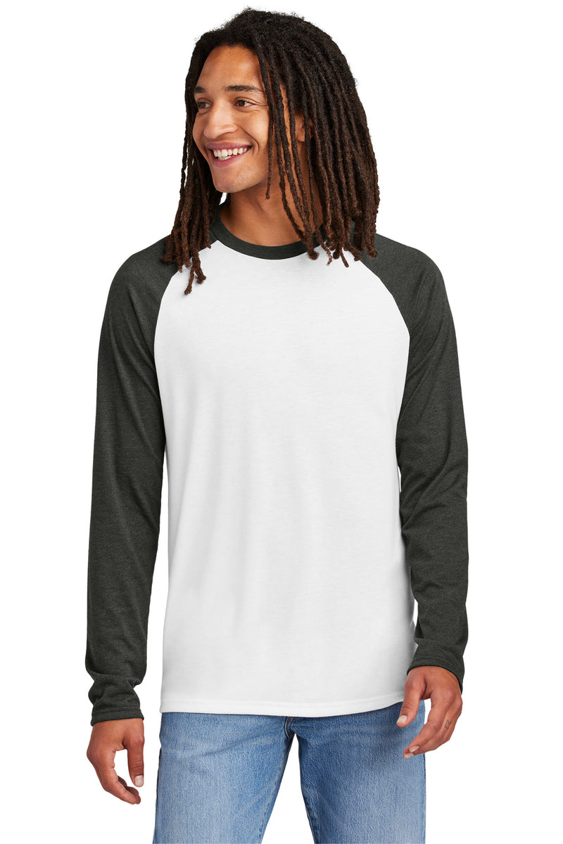 Load image into Gallery viewer, Allmade Unisex Tri-Blend Long Sleeve Colorblock Raglan AL6009
