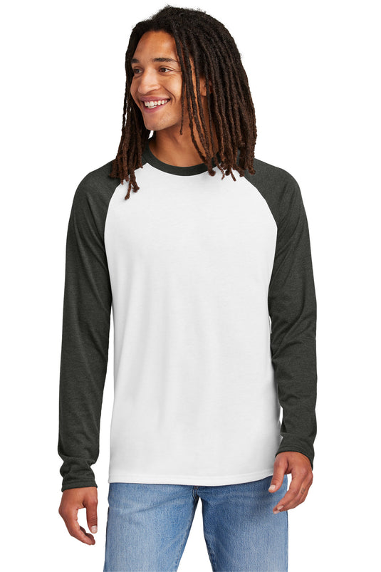Allmade Unisex Tri-Blend Long Sleeve Colorblock Raglan AL6009