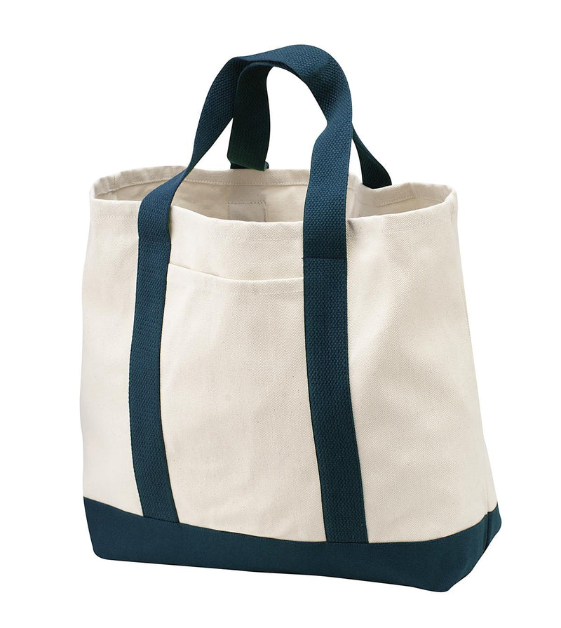 Load image into Gallery viewer, Port Authority - Ideal Twill Two-Tone Shopping Tote.  B400

