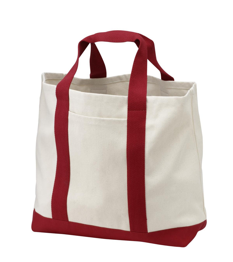 Load image into Gallery viewer, Port Authority - Ideal Twill Two-Tone Shopping Tote.  B400
