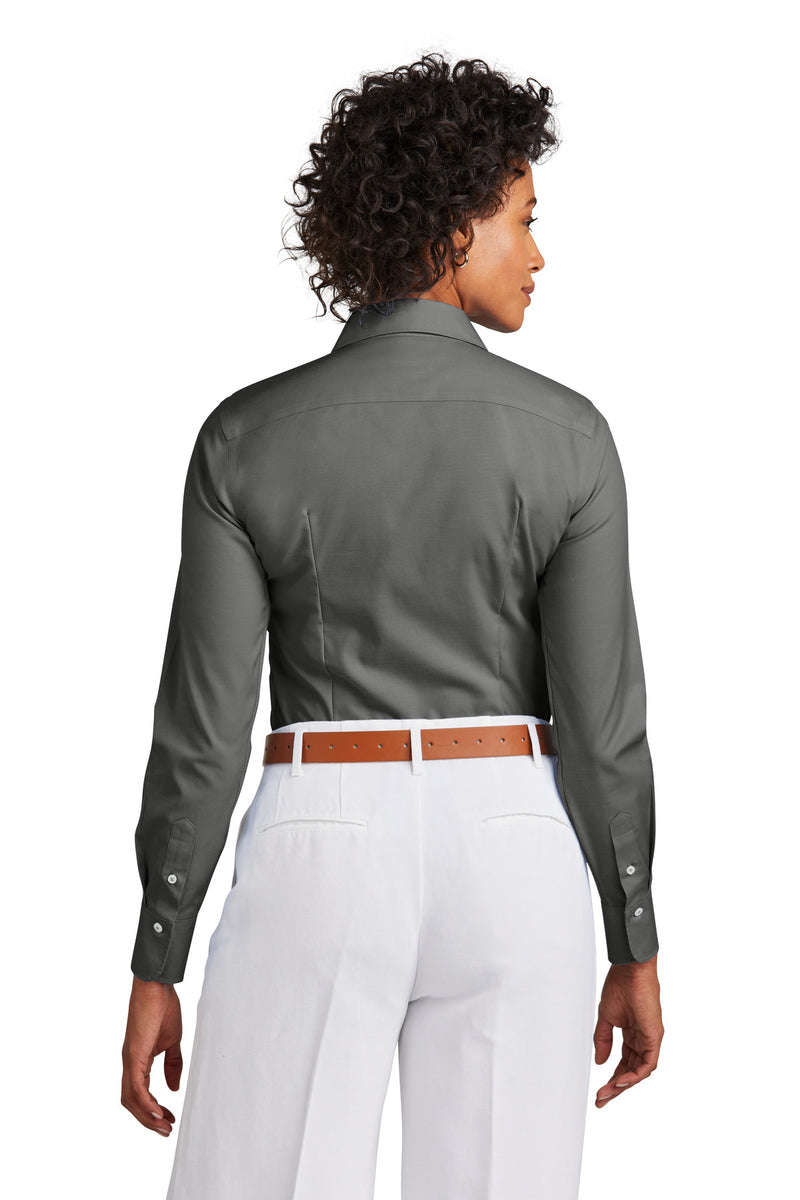 Load image into Gallery viewer, Brooks Brothers Women&#39;s Wrinkle-Free Stretch Pinpoint Shirt BB18001

