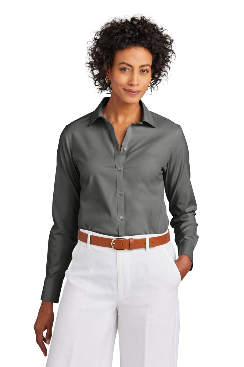 Load image into Gallery viewer, Brooks Brothers Women&#39;s Wrinkle-Free Stretch Pinpoint Shirt BB18001
