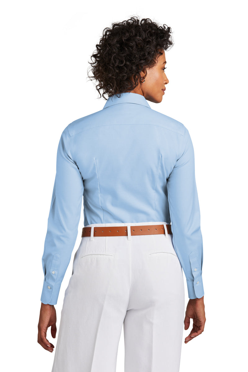 Load image into Gallery viewer, Brooks Brothers Women&#39;s Wrinkle-Free Stretch Pinpoint Shirt BB18001
