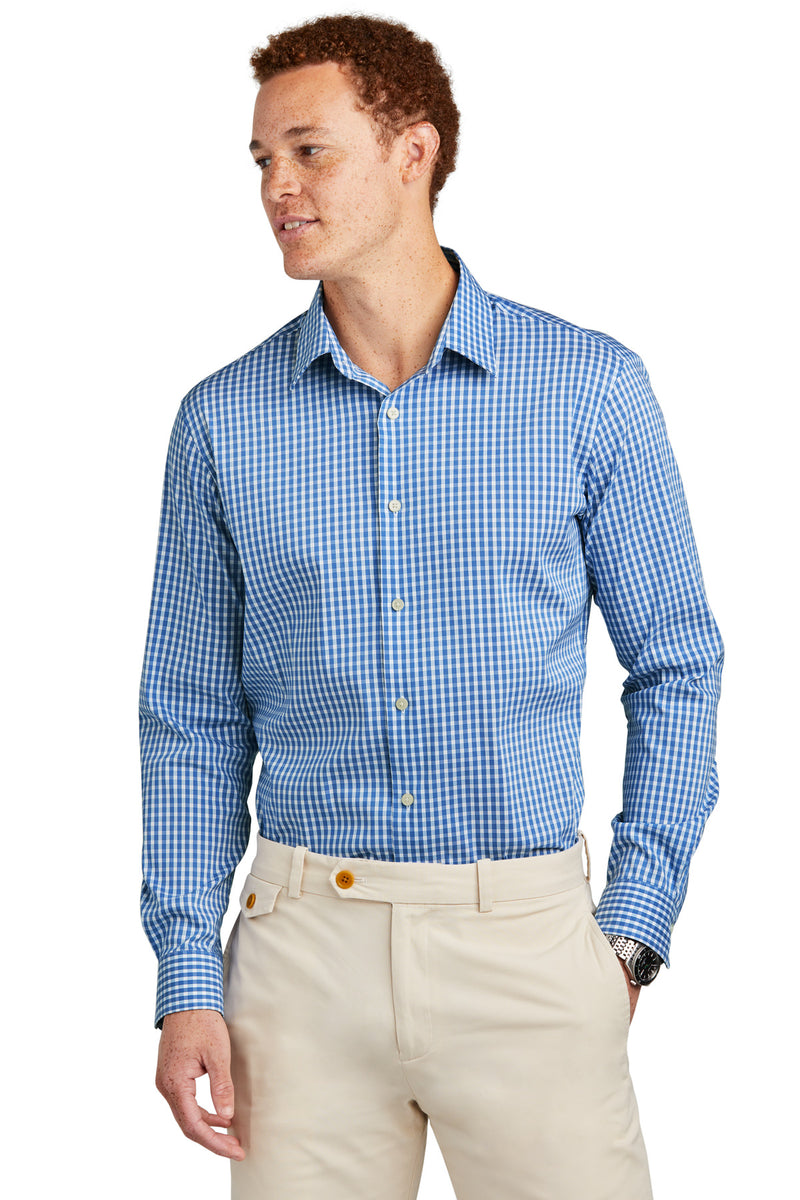 Load image into Gallery viewer, Brooks Brothers Tech Stretch Patterned Shirt BB18006
