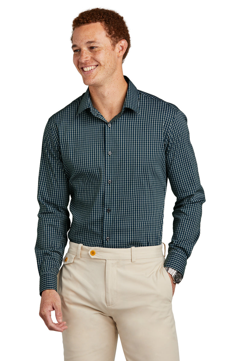 Load image into Gallery viewer, Brooks Brothers Tech Stretch Patterned Shirt BB18006
