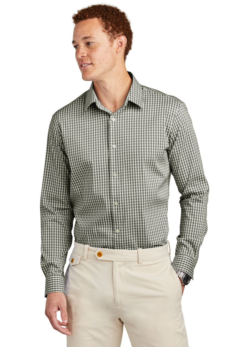 Load image into Gallery viewer, Brooks Brothers Tech Stretch Patterned Shirt BB18006
