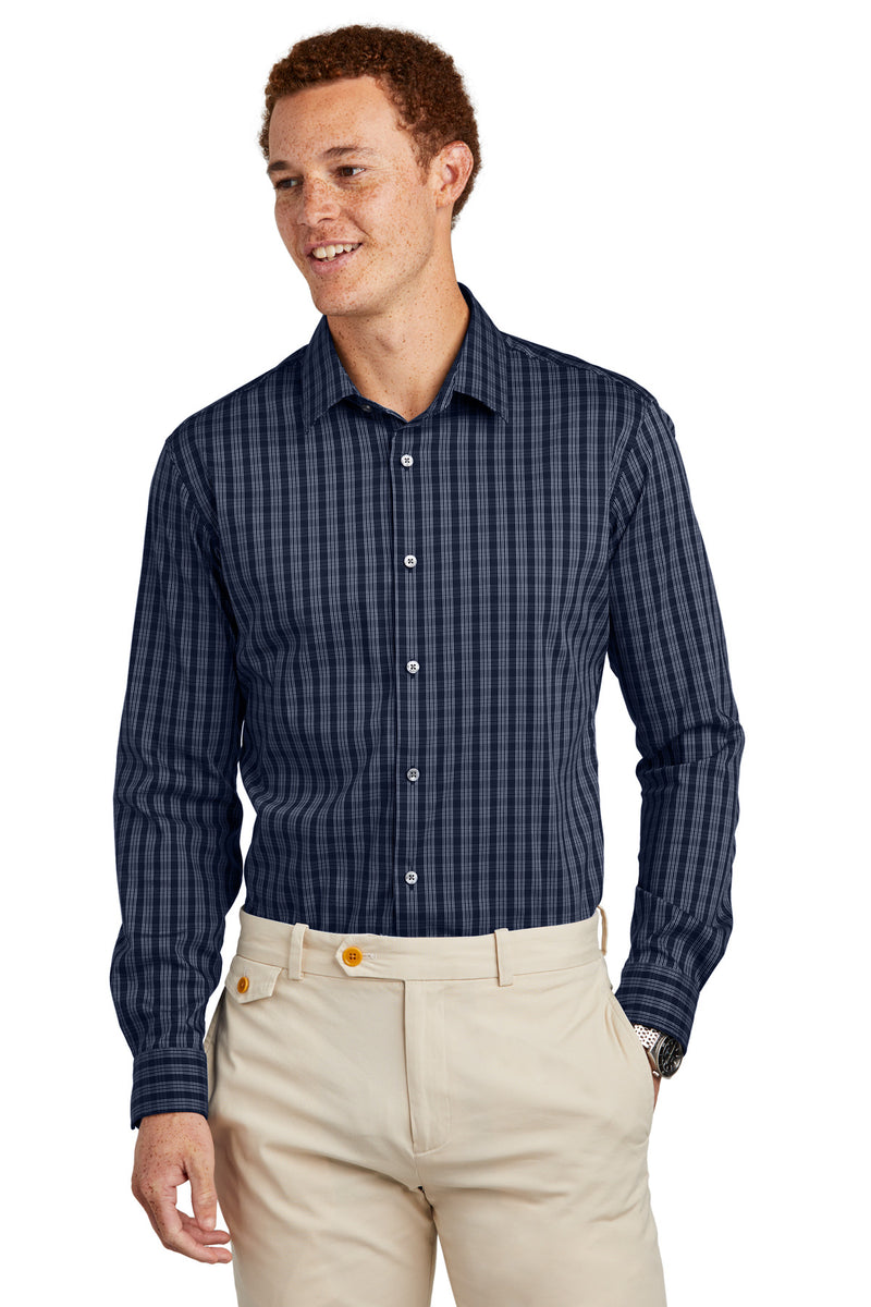 Load image into Gallery viewer, Brooks Brothers Tech Stretch Patterned Shirt BB18006
