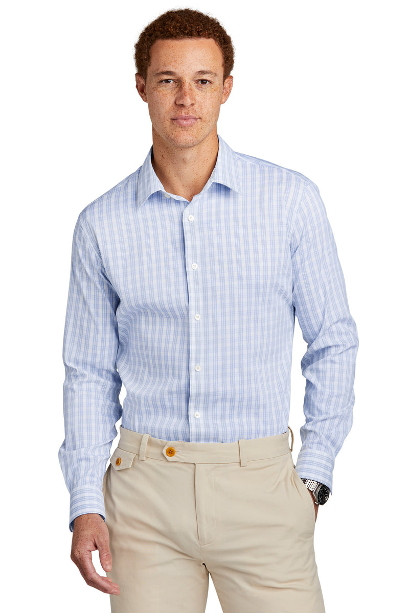 Load image into Gallery viewer, Brooks Brothers Tech Stretch Patterned Shirt BB18006
