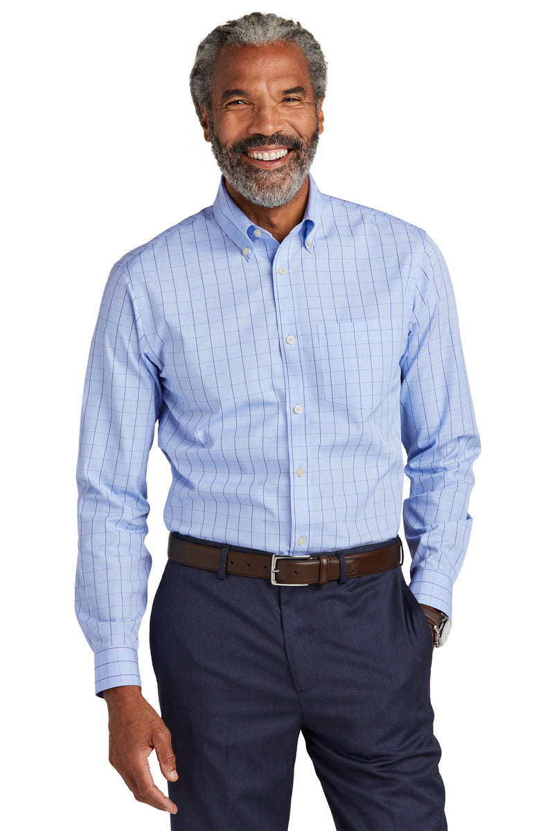 Load image into Gallery viewer, Brooks Brothers Wrinkle-Free Stretch Patterned Shirt BB18008
