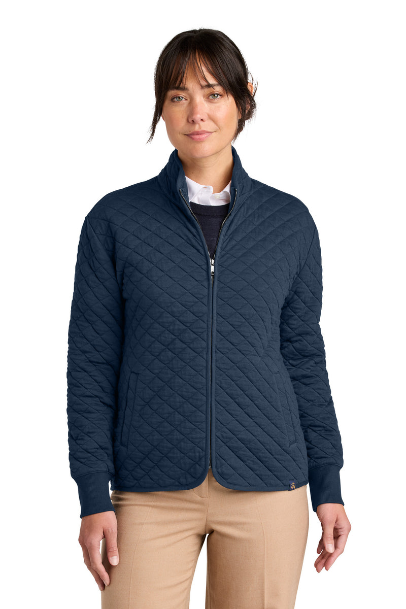 Load image into Gallery viewer, Brooks Brothers Women&#39;s Diamond Quilt Full-Zip BB18213
