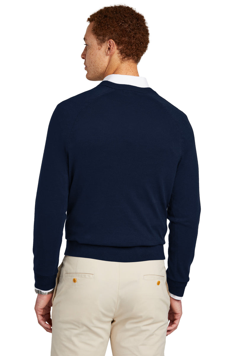 Load image into Gallery viewer, Brooks Brothers Cotton Stretch V-Neck Sweater BB18400
