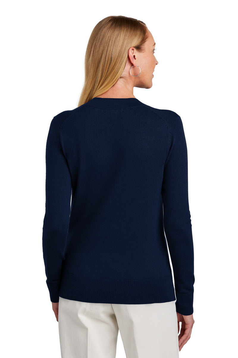 Load image into Gallery viewer, Brooks Brothers Women&#39;s Cotton Stretch V-Neck Sweater BB18401
