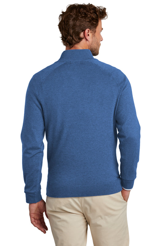 Brooks Brothers Cotton Stretch 1/4-Zip Sweater BB18402