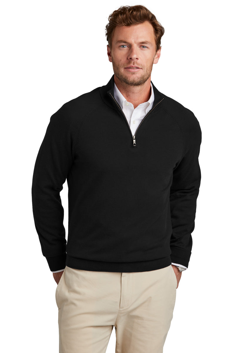 Load image into Gallery viewer, Brooks Brothers Cotton Stretch 1/4-Zip Sweater BB18402
