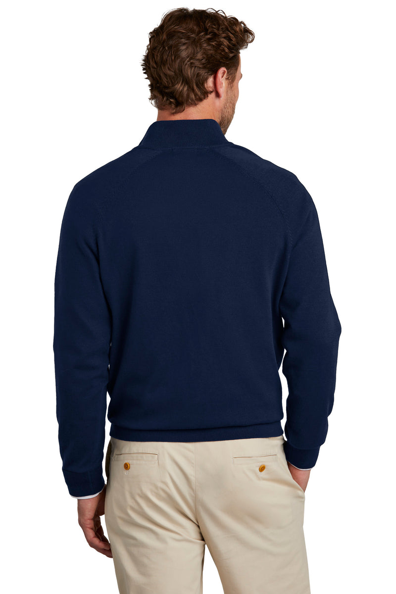 Load image into Gallery viewer, Brooks Brothers Cotton Stretch 1/4-Zip Sweater BB18402
