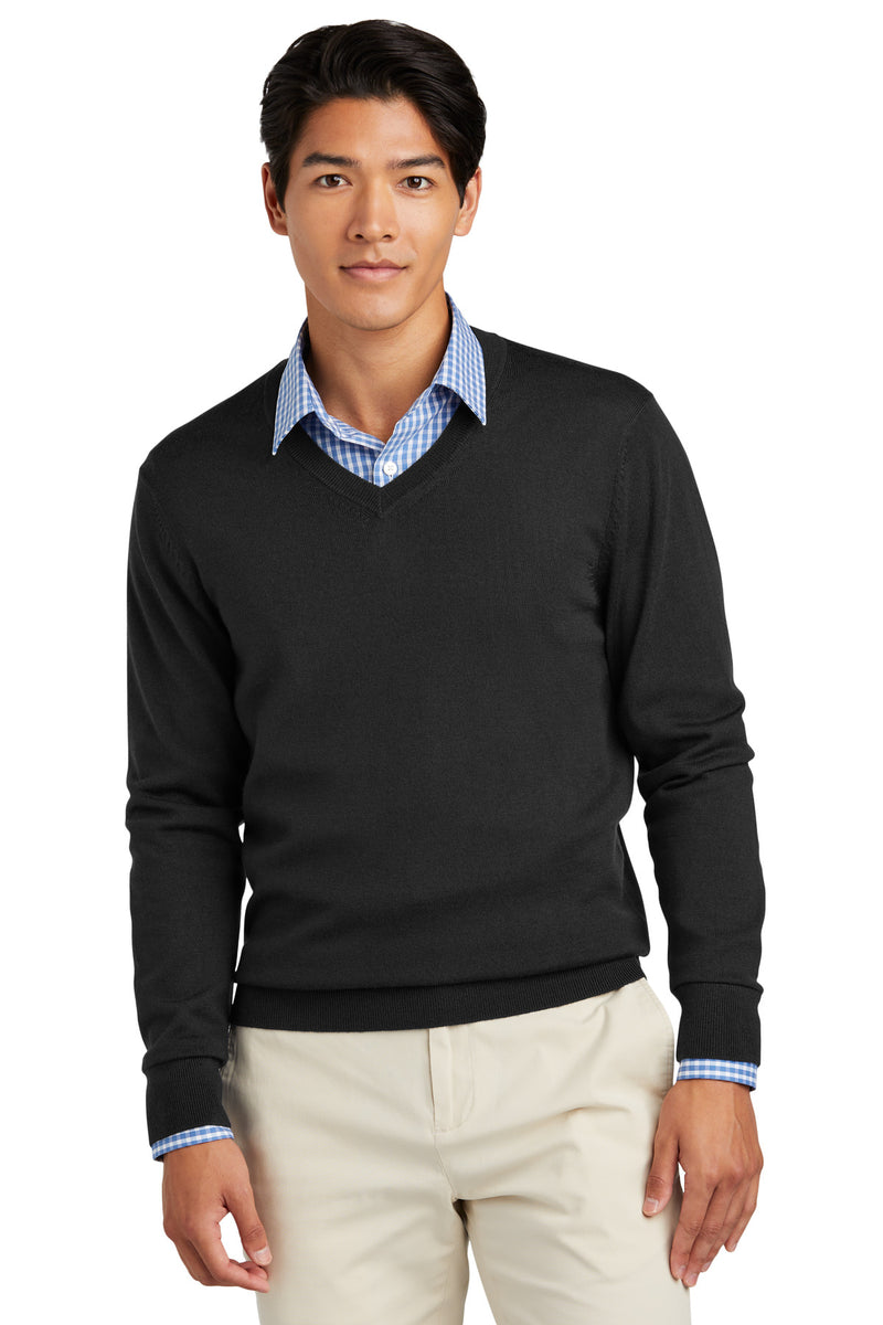 Load image into Gallery viewer, Brooks Brothers Washable Merino V-Neck Sweater BB18410
