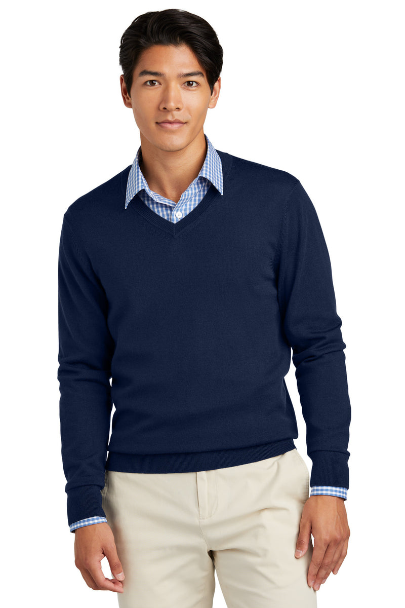 Load image into Gallery viewer, Brooks Brothers Washable Merino V-Neck Sweater BB18410
