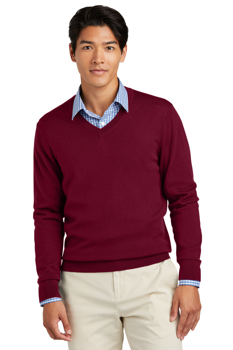 Load image into Gallery viewer, Brooks Brothers Washable Merino V-Neck Sweater BB18410
