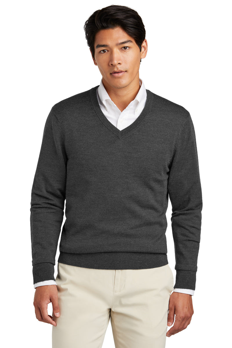 Load image into Gallery viewer, Brooks Brothers Washable Merino V-Neck Sweater BB18410
