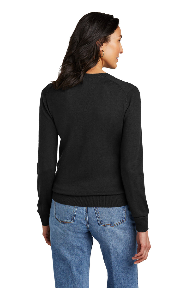 Load image into Gallery viewer, Brooks Brothers Women&#39;s Washable Merino V-Neck Sweater BB18411
