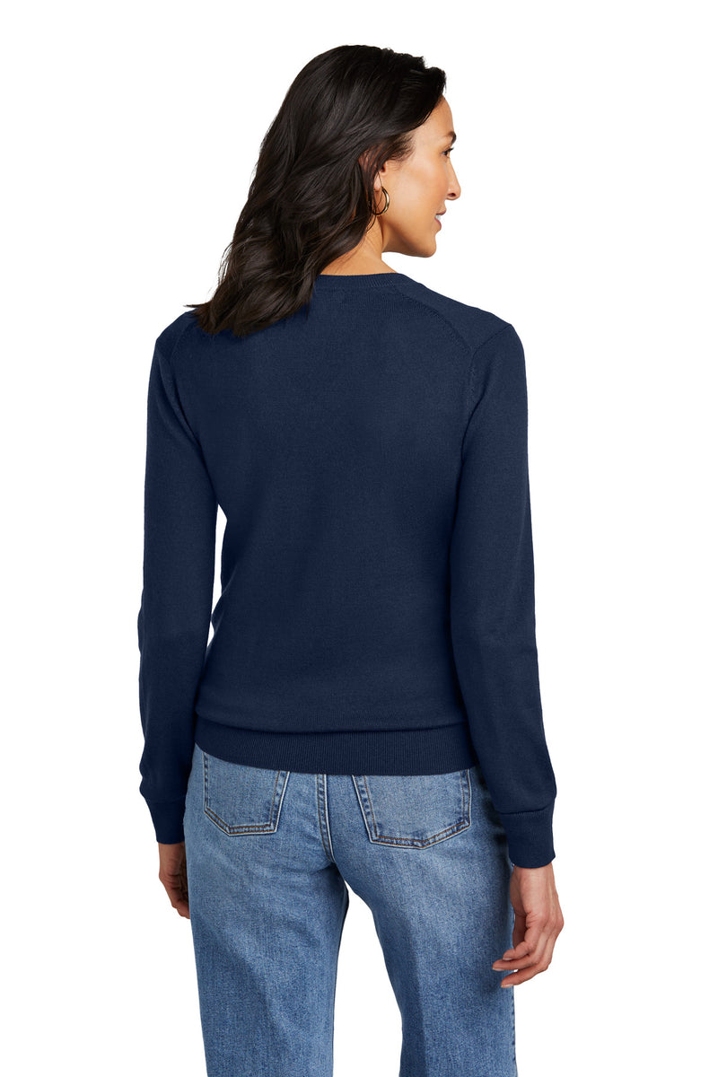 Load image into Gallery viewer, Brooks Brothers Women&#39;s Washable Merino V-Neck Sweater BB18411
