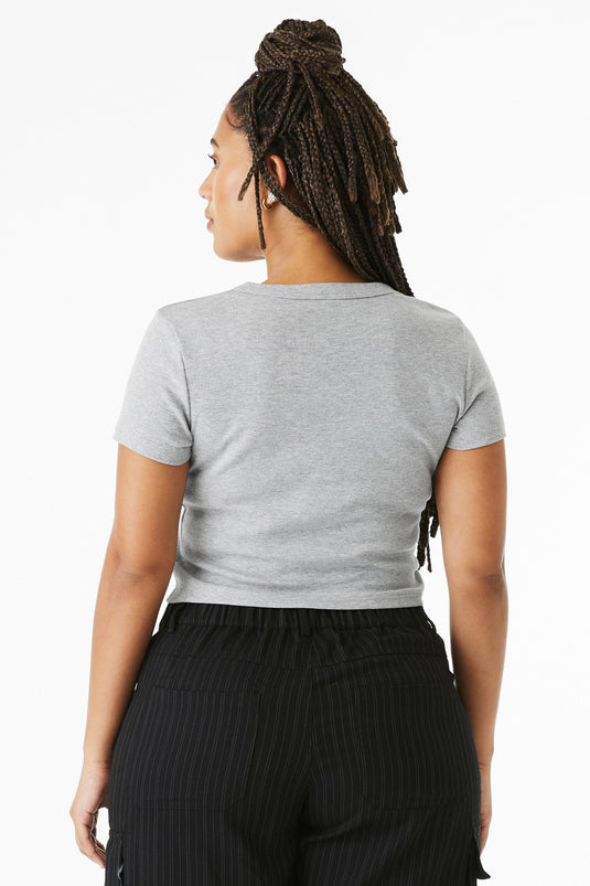 BELLA+CANVAS Women's Micro Rib Baby Tee BC1010