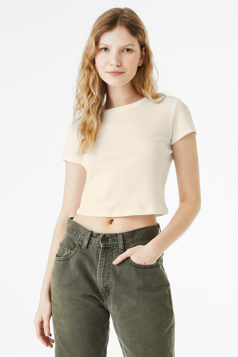 Load image into Gallery viewer, BELLA+CANVAS Women&#39;s Micro Rib Baby Tee BC1010

