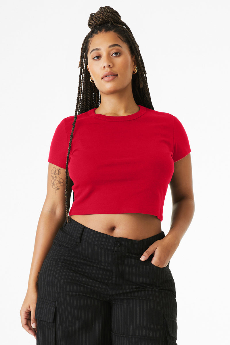 Load image into Gallery viewer, BELLA+CANVAS Women&#39;s Micro Rib Baby Tee BC1010

