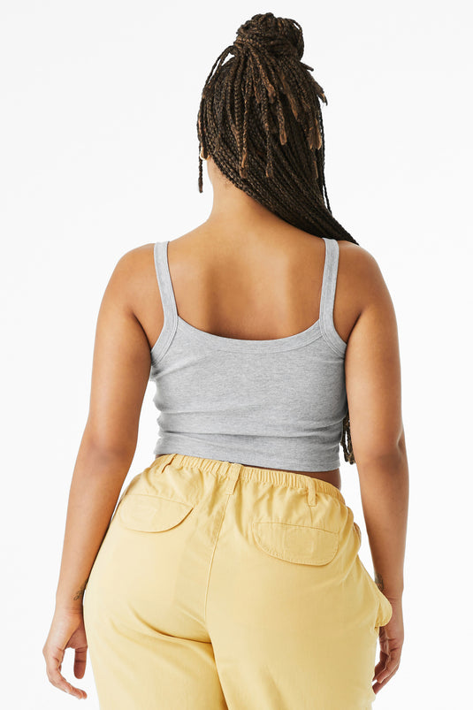 BELLA+CANVAS Women's Micro Rib Spaghetti Strap Tank BC1012