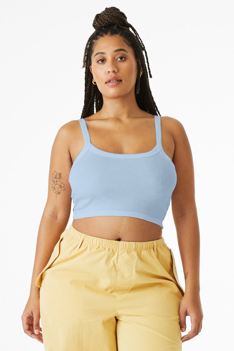 Load image into Gallery viewer, BELLA+CANVAS Women&#39;s Micro Rib Spaghetti Strap Tank BC1012
