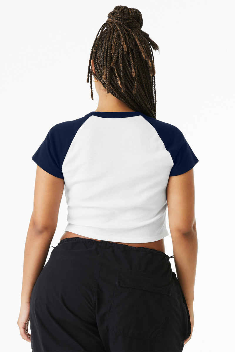 Load image into Gallery viewer, BELLA+CANVAS Women&#39;s Micro Rib Raglan Baby Tee BC1201
