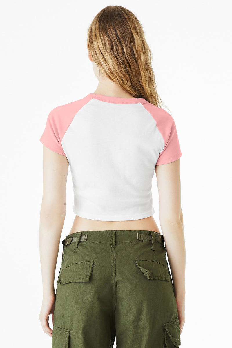 Load image into Gallery viewer, BELLA+CANVAS Women&#39;s Micro Rib Raglan Baby Tee BC1201
