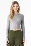 BELLA+CANVAS Women's Micro Rib Long Sleeve Baby Tee BC1501