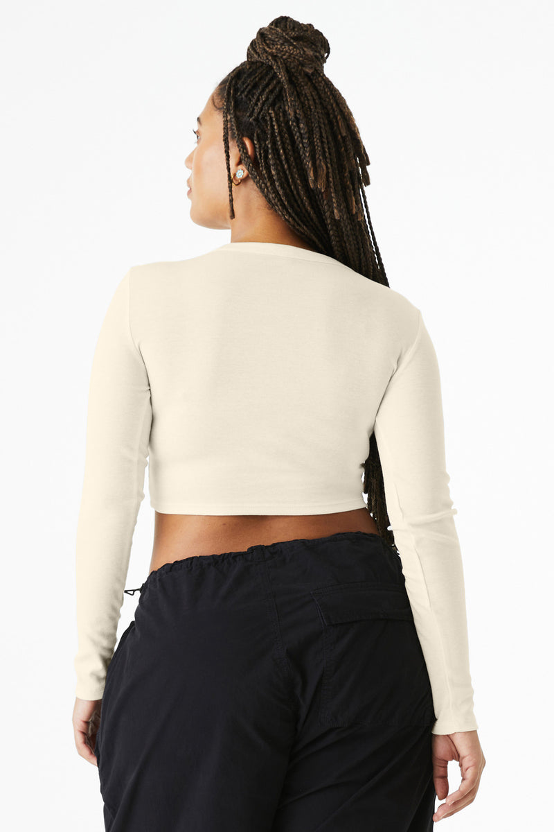 Load image into Gallery viewer, BELLA+CANVAS Women&#39;s Micro Rib Long Sleeve Baby Tee BC1501
