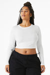 BELLA+CANVAS Women's Micro Rib Long Sleeve Baby Tee BC1501