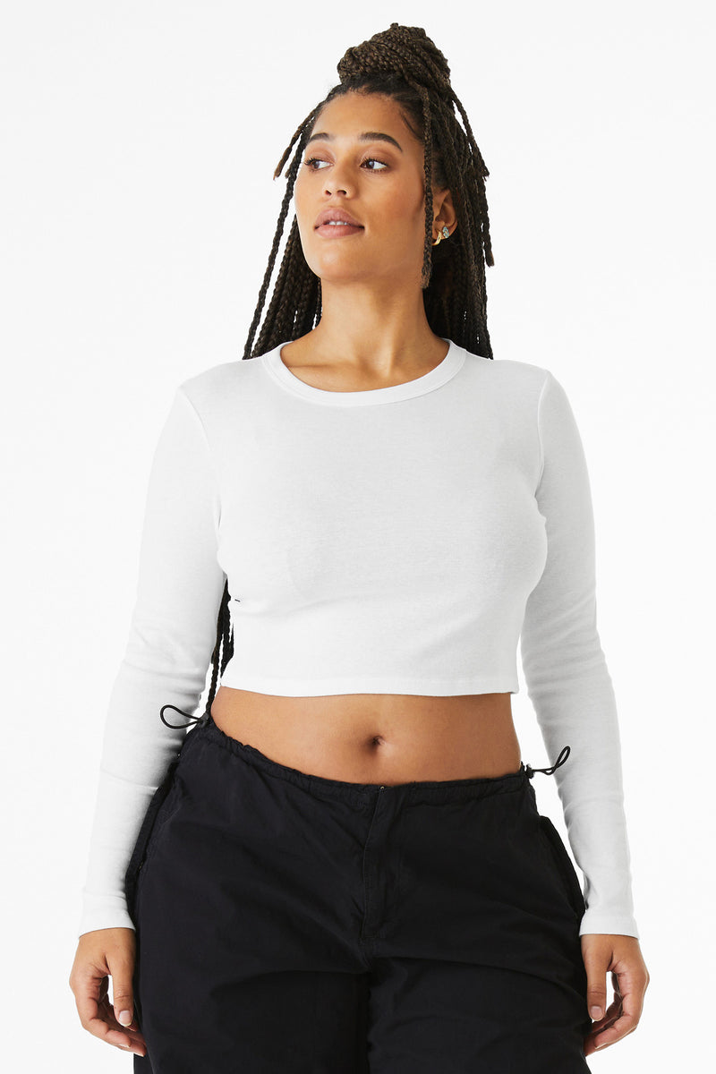 Load image into Gallery viewer, BELLA+CANVAS Women&#39;s Micro Rib Long Sleeve Baby Tee BC1501
