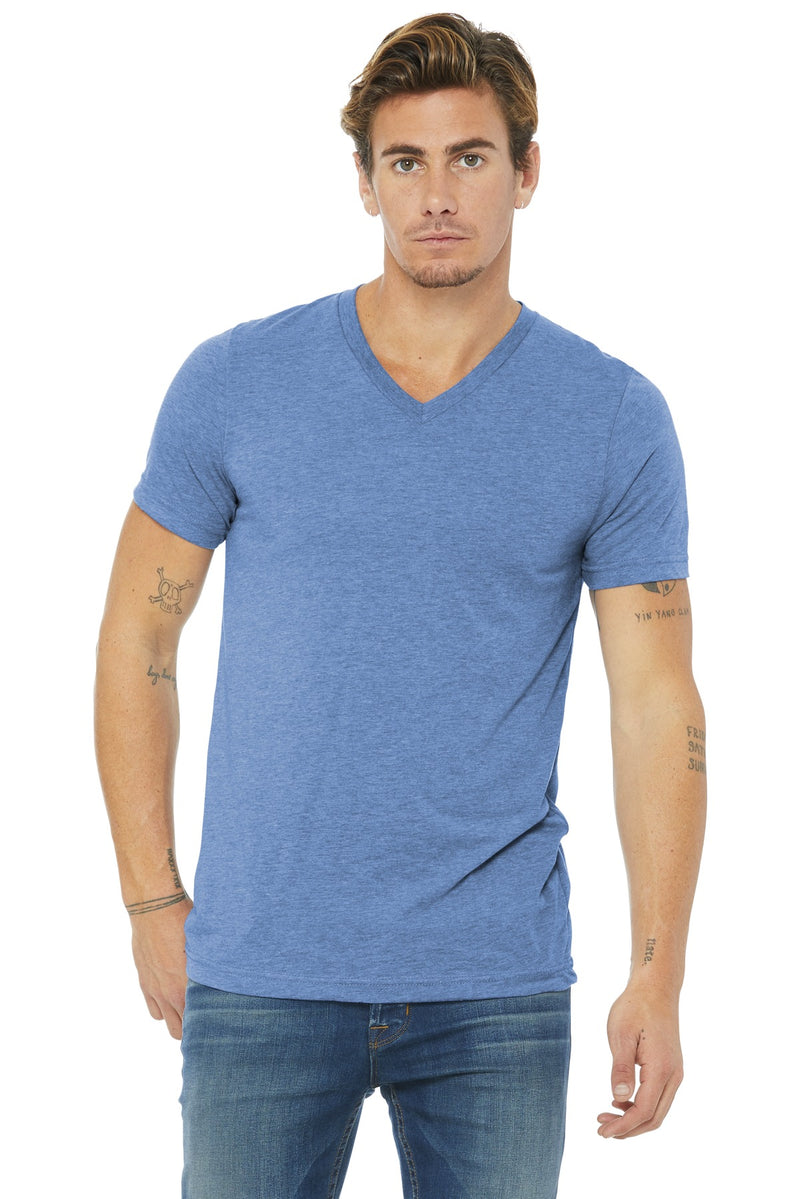 Load image into Gallery viewer, BELLA+CANVAS  Unisex Triblend Short Sleeve V-Neck Te. BC3415
