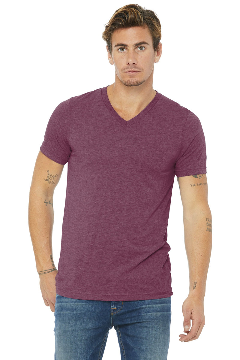 Load image into Gallery viewer, BELLA+CANVAS  Unisex Triblend Short Sleeve V-Neck Te. BC3415
