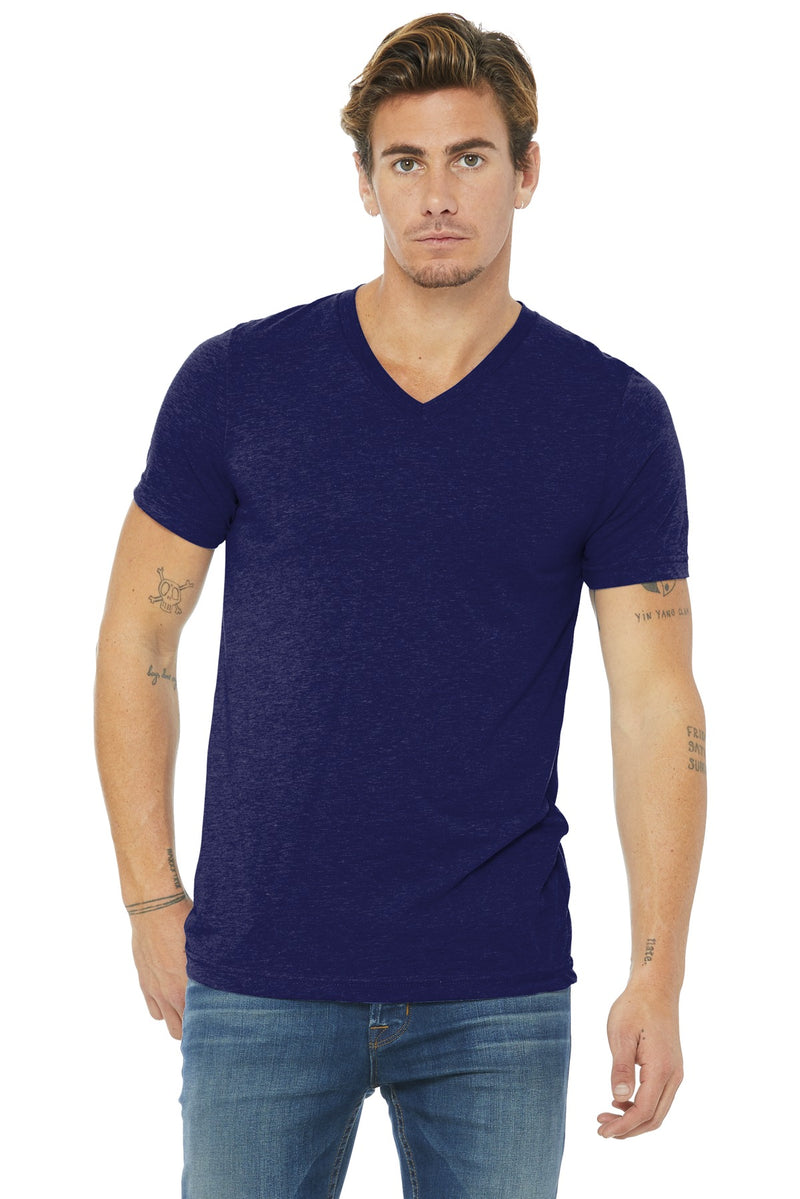 Load image into Gallery viewer, BELLA+CANVAS  Unisex Triblend Short Sleeve V-Neck Te. BC3415
