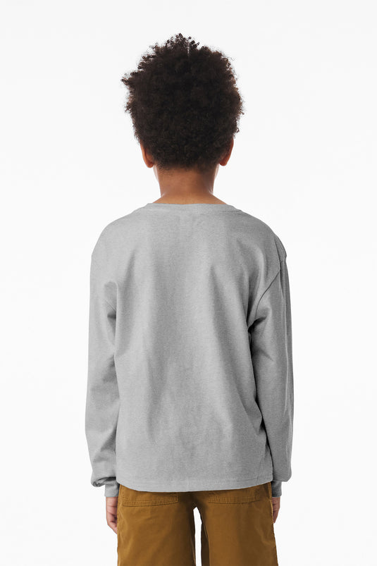 BELLA+CANVAS Youth 6-Ounce Heavyweight Long Sleeve Tee BC3511Y