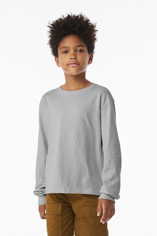 BELLA+CANVAS Youth 6-Ounce Heavyweight Long Sleeve Tee BC3511Y