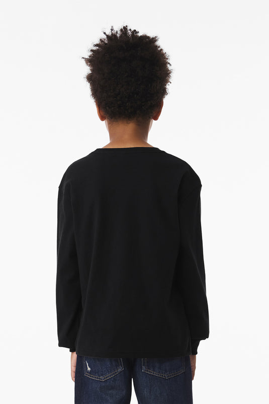 BELLA+CANVAS Youth 6-Ounce Heavyweight Long Sleeve Tee BC3511Y