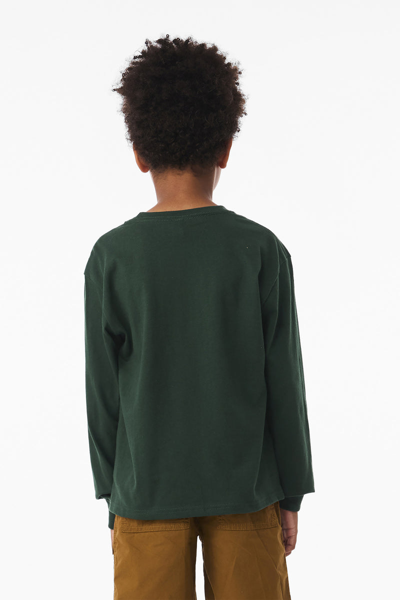 Load image into Gallery viewer, BELLA+CANVAS Youth 6-Ounce Heavyweight Long Sleeve Tee BC3511Y
