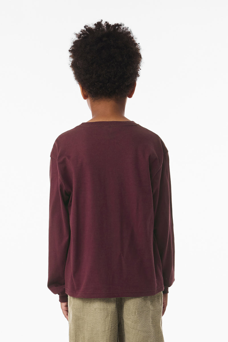 Load image into Gallery viewer, BELLA+CANVAS Youth 6-Ounce Heavyweight Long Sleeve Tee BC3511Y
