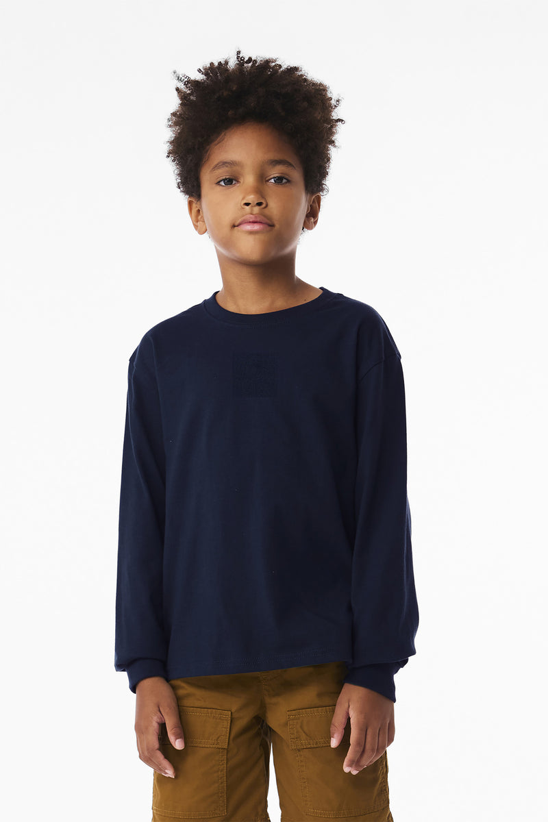 Load image into Gallery viewer, BELLA+CANVAS Youth 6-Ounce Heavyweight Long Sleeve Tee BC3511Y
