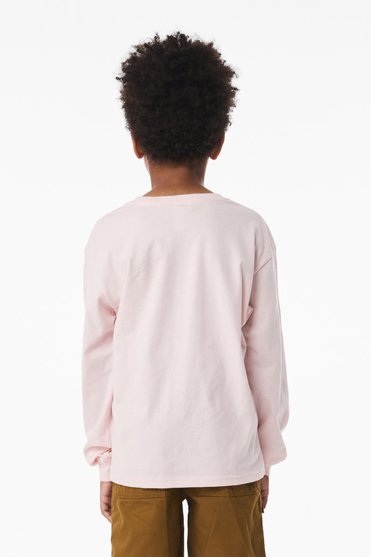 BELLA+CANVAS Youth 6-Ounce Heavyweight Long Sleeve Tee BC3511Y